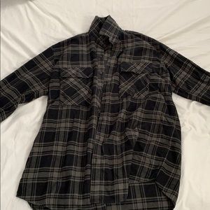 STAMPD Olive/Black Flannel Size SM